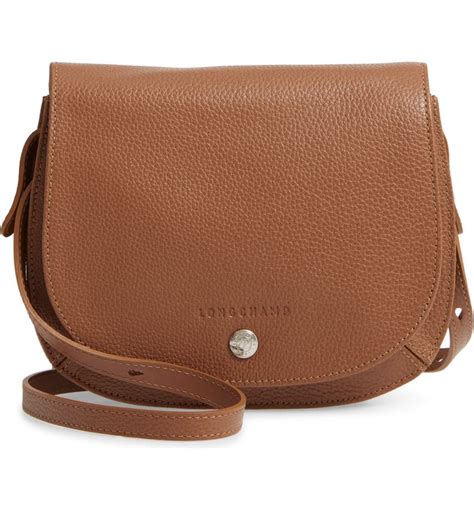 longchamp leather crossbody bag.